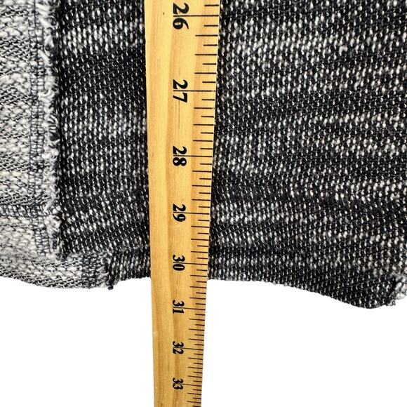 Maurices Cowl Neck Knit Pullover Sweater Women M Gray Crochet Pleated Patchwork - Picture 11 of 13